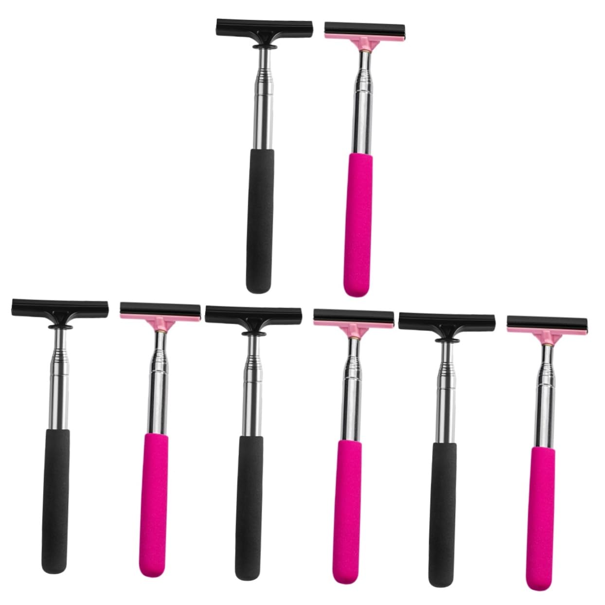 ULTECHNOVO 8pièces Raclette De Rétroviseur De Voiture Nettoyage Télescopique Et Portable pour Miroirs Latéraux Accessoire Pratique Et