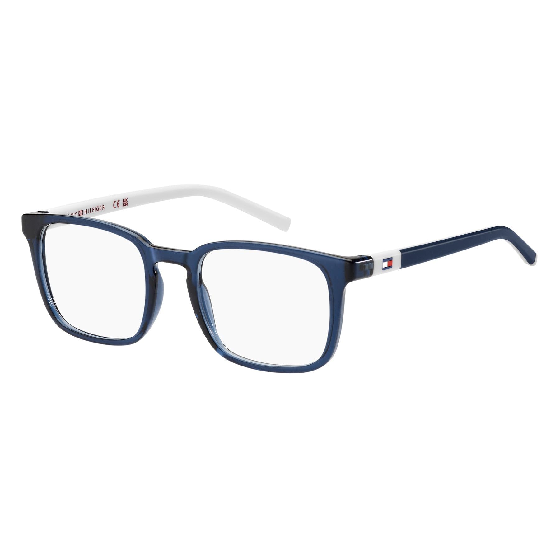 TOMMY HILFIGER TH 2123 Okulary, Blue, 47/18/130 Unisex dzieci, Niebieski, 47/18/130