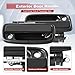 FAERSI Outside Exterior Door Handle Front Left Driver & Right Passenger Side with Key Hole Replacements for 1995 1996 1997 1998 1999 2000 2001 2002 2003 2004 Tacoma Replace# 6922035020, 6921035020
