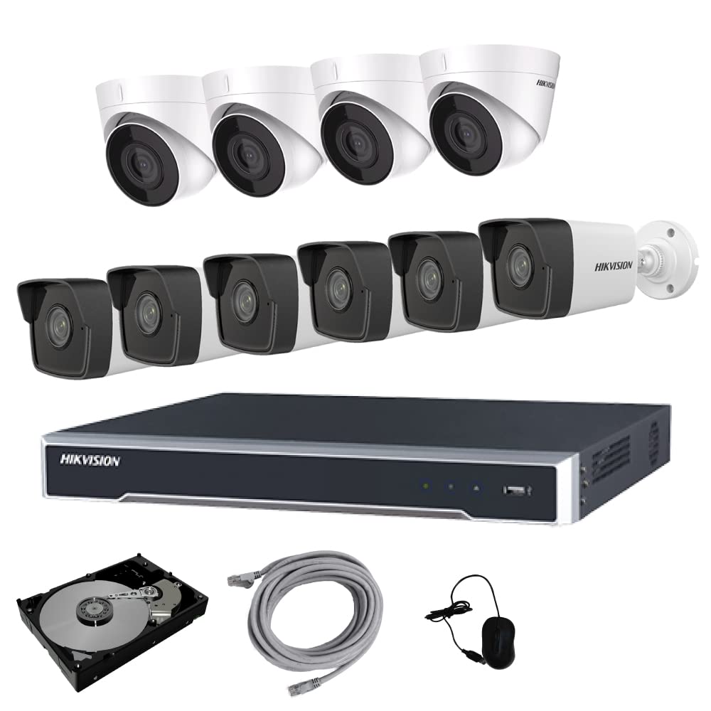 Amazon.co.jp: マイク内蔵 ネットワーク 防犯カメラセット 固定 カメラ