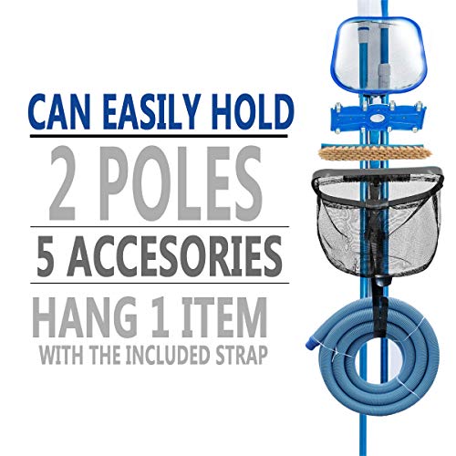 OCEANPAX Pool Accessory Organizer Swimming Pool Holder Rack Caddy Hanger for Pool Spa Cleaning Attachment Accessories - Thumbnail 4