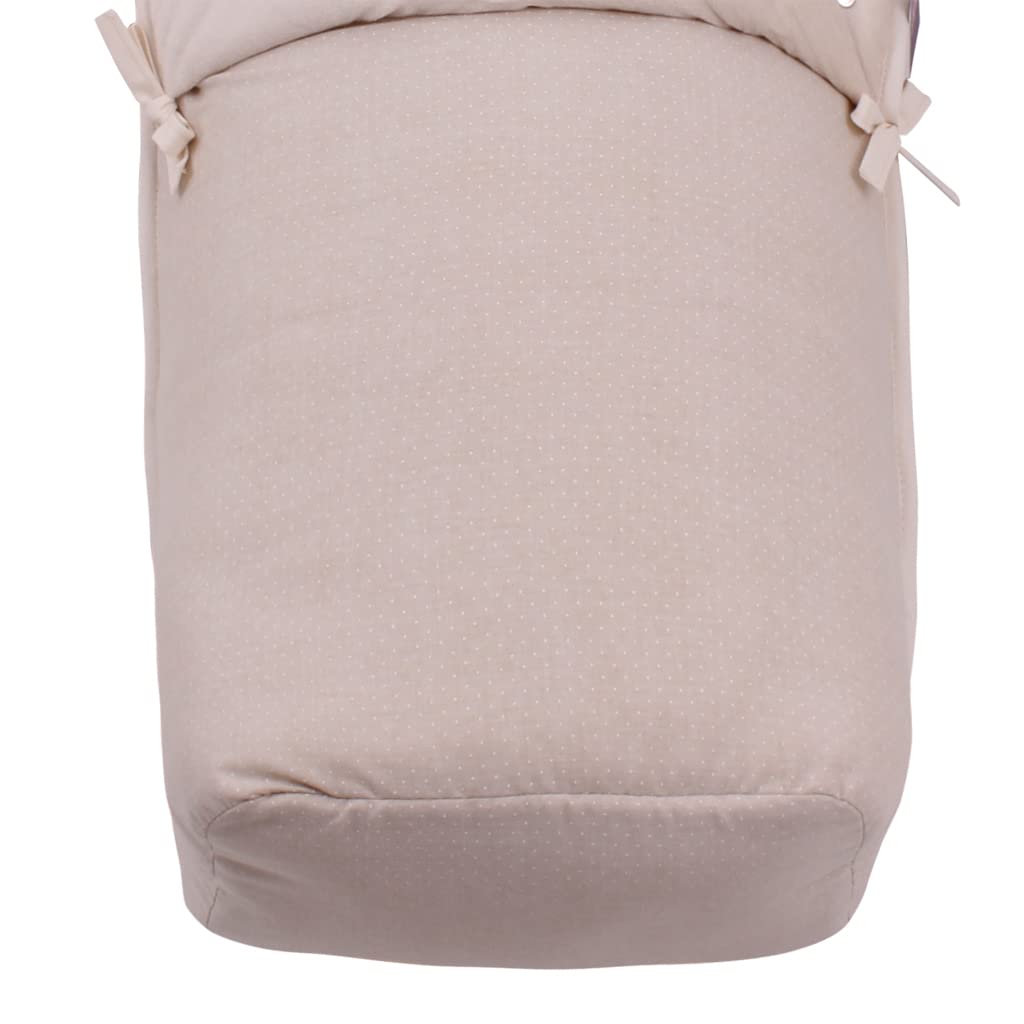 Saco Silla Invierno compatible con Cybex Priam y Cybex e-Priam LINO P CRUDO. Polar Crudo (**Convertible en Colchoneta)