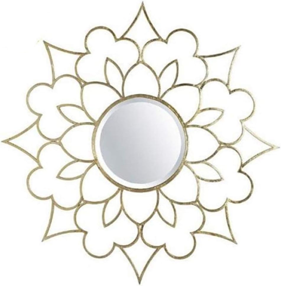 Iron Makeup Wall Hanging Decorative Creative Metal Frame Round Hanging Bedroom Living Room Corridor
