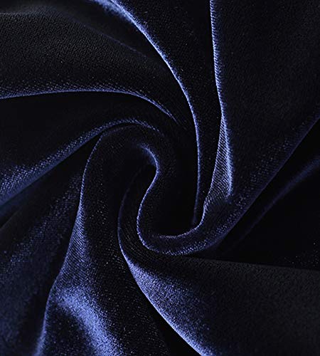 Kedera Women\'s Corduroy Velvet Pants Comfy Pull on Elastic Waist Trousers Drawstring Pants Black - Thumbnail 7
