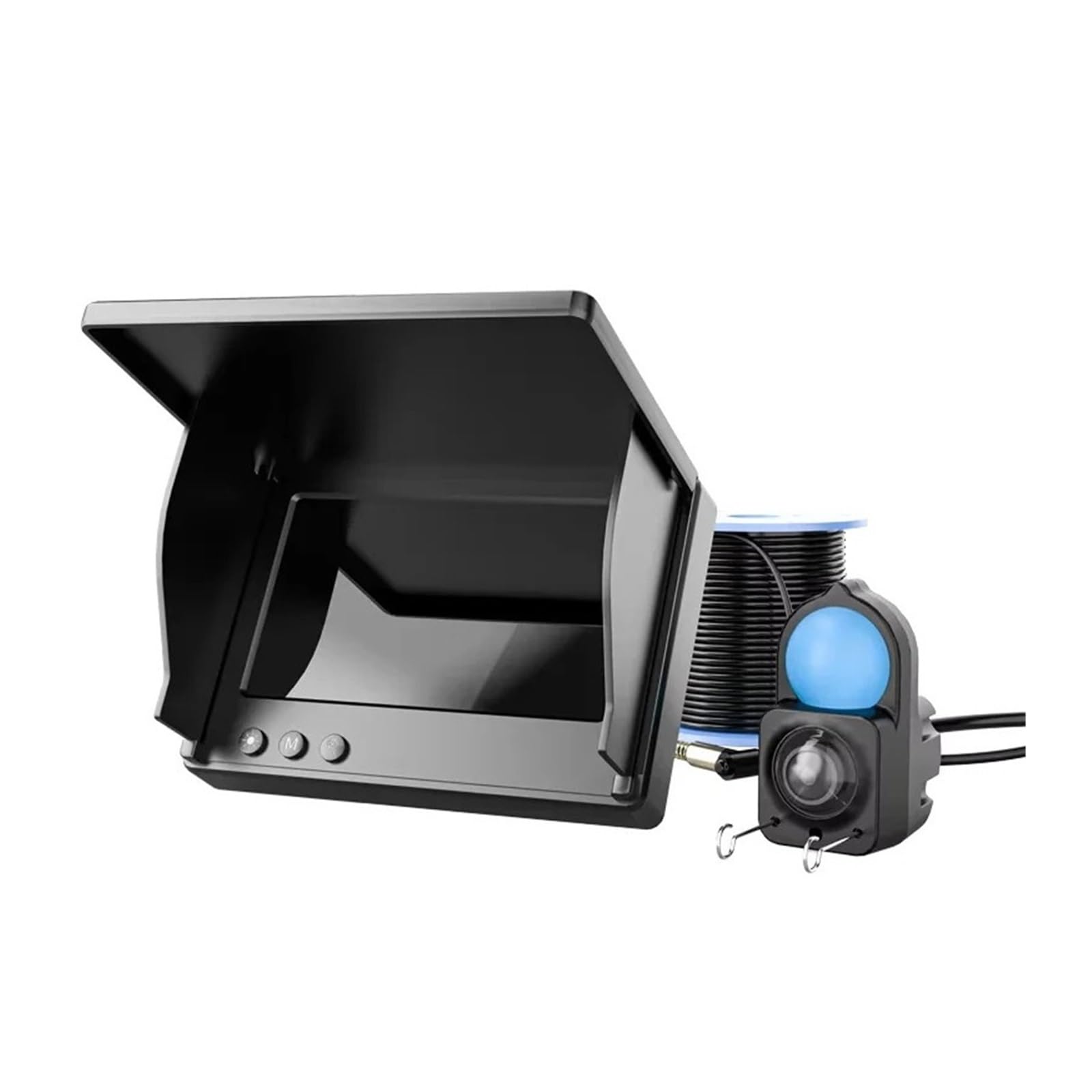 Ecoscandaglio Portatile For Pesci, Acqua, Palmare, 1080P, LCD Da 4,3 Pollici, Fishfinder Subacqueo, Telecamera Pesca A 220°, Con Visione Notturna Immagini Ad Alta Definizione(15m)