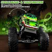 Monstertruck Ferngesteuert, Dino Ferngesteuertes Auto mit Licht und Stunt – Ansicht 3