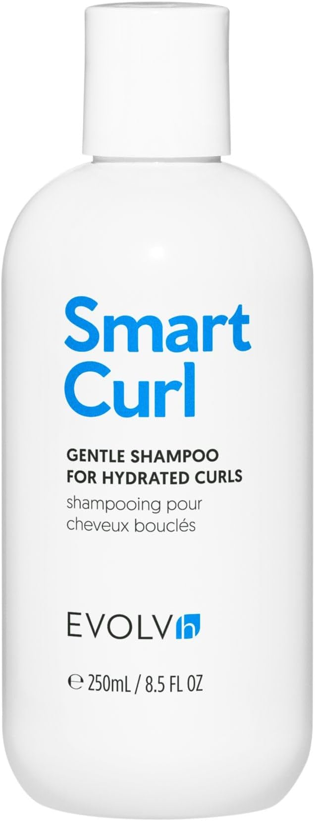 EVOLVh - Natural SmartCurl Gentle Shampoo for Hydrated Curls | Black Cumin Seed, Kiwi Seed + Sweet Almond Oil | Vitamin E | Vegan, Non-Toxic, Clean Hair Care (8.5 fl oz | 250 mL)