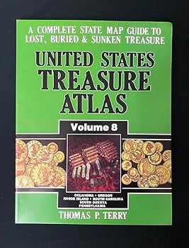 United States Treasure Atlas, Vol. 8: Oklahoma, Oregon, Rhode Island, South Carolina, South Dakota and Pennsylvania