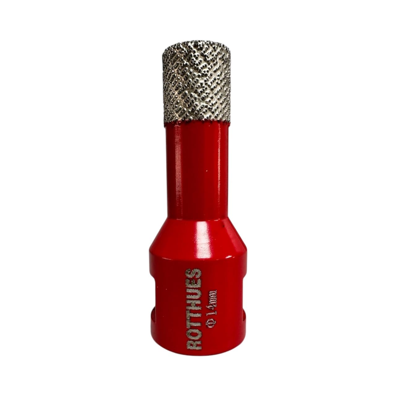 Matrix - Juego de brocas de diamante (incluye estuche, para azulejos, porcelana, cerámica, mármol, granito, 8 unidades, 6, 8, 10, 12, 14, 15, 16, 18 mm, color rojo)