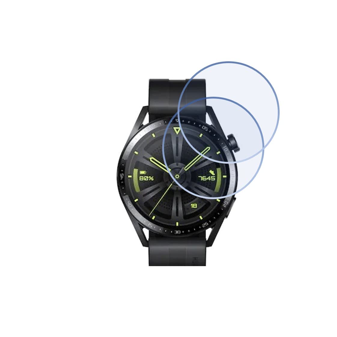 DVTECH� (Pack of 02 Protective Clear Screen Protector for Smartwatch Compatible For Huawei Watch GT 3 46mm (Not a Tempered glass) (B09SHVVQL6) Amazon Price History, Amazon Price Tracker