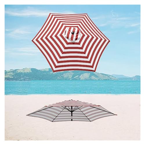 Cubierta de sombrilla de gran tamano con proteccion solar y tela impermeable 2