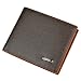 Stylish Brown Billfold Coffee Leather Wallet Credit Card Men Purse Clutch Bifold