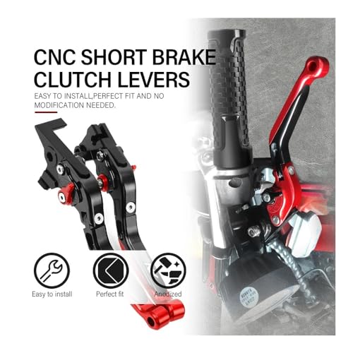 Levier d'embrayage moto pliable extensible et réglable pour NIKENGT - 3