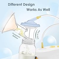 Vista 10 de Maymom MyFit - Juego de bridas de 0.827 in, conector de base de tubo de protección pequeño compatible con bomba Medela en estilo Maxflow, no piezas