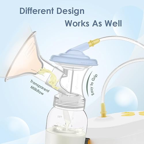 Miniatura 6 de Maymom MyFit - Juego de bridas de 1.063 in, conector de base de válvula de tubo protector grande compatible con Medela New Pump in Style Maxflow