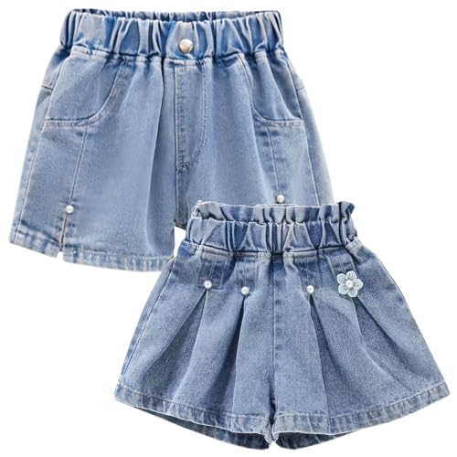 Shorts en denim respirants fille pour éviter la chaleur lors des jeux d'été