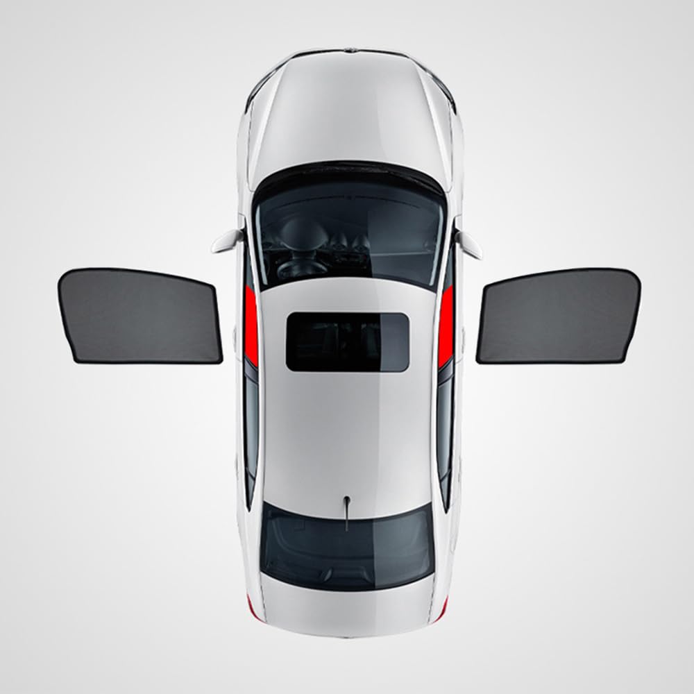 Car Window Sunshades for Toyota Fortuner 2006 2007 2008 2009 2010 2011 2012 2013 2014 2015 2016 Mesh Sunshade Magnetic Suction Blackout Curtain Half Shade Sun Protection Cover Interior Accessories
