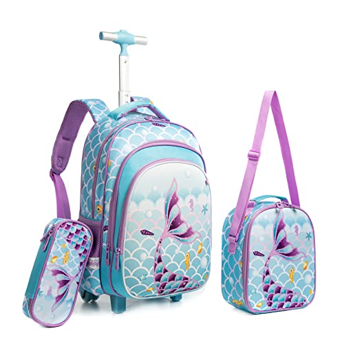 Mochila Meetbelify infantil com rodinhas, Moderno