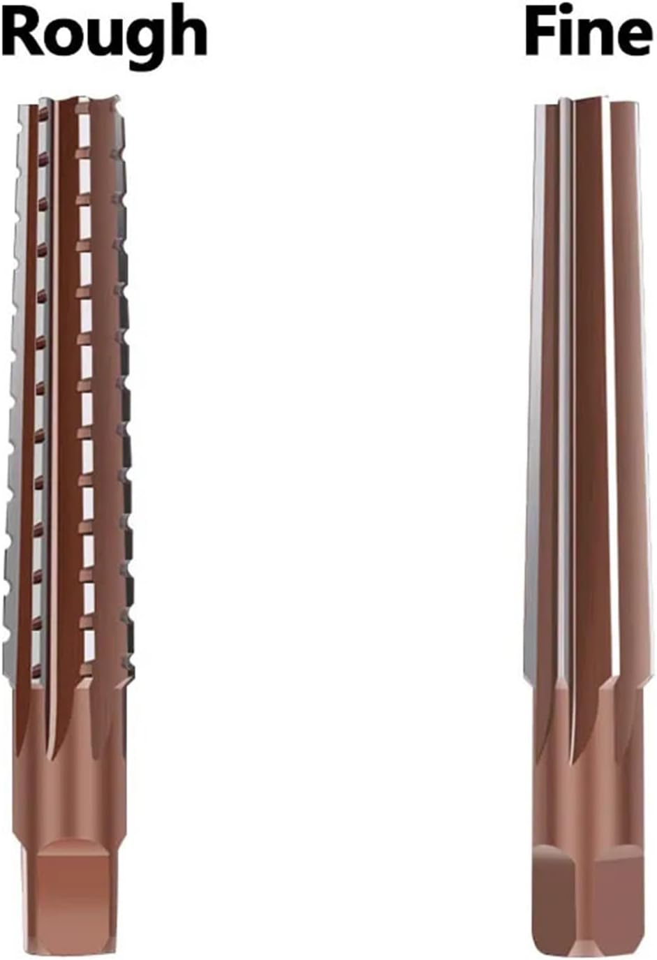 Hand Reamers MT0 /MT1/MT2/MT3/MT4/MT5 Fine/Rough-Edge Morse Taper Reamer for Milling Finishing Cutter Tool