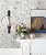 Hopepak Black and Cream White Wallpaper Floral Peel and Stick Wallpaper 17.3''x78.7'' Self Adhesive Removable Vintage Wall Paper for Bedroom Flower Boho Contact Paper for Cabinets Drawers Vinyl