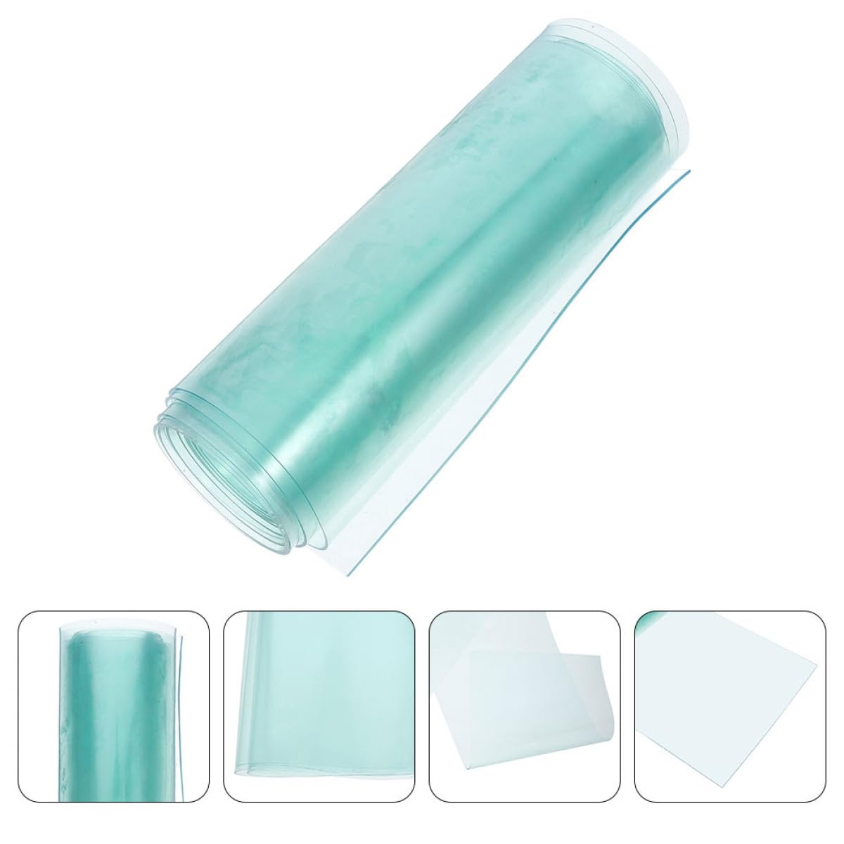 Volet de Rechange pour Chatière Chien en PVC Transparent, Bande de Porte Découpable, Sécurité Renforcée, Installation DIY pour Maison