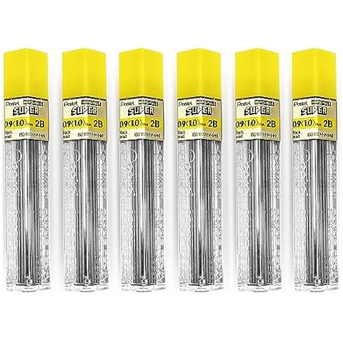 Pentel Super Polymer 0.9mm 2B Pencil Leads Cover