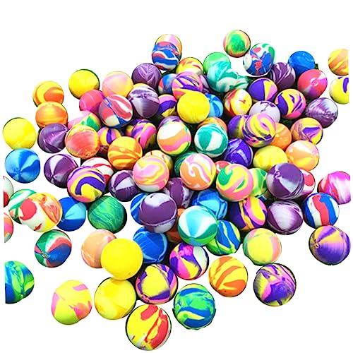 ORFOFE 100pcs Child Toy Balls Rubber Ball Bouncy Toys Safe Odorless Soft Great for Kids' Play Perfect for Birthday Children's Day