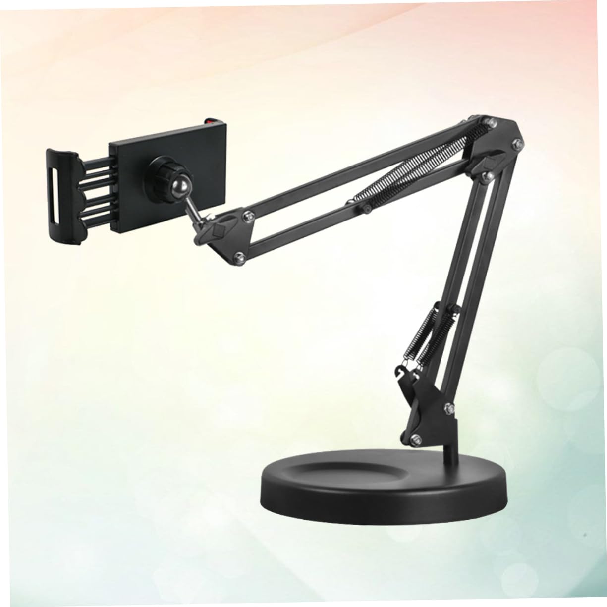 Soporte De Brazo De Suspensión para Escritorio Soporte para Teléfono Móvil De Metal con Clip para Teléfono para Usar La Cocina Baño