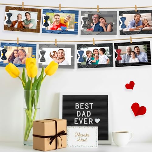 Image of AmazingSpark 50 Pack Paper Photo Frames Picture Frame Cards Decor(50 Pcs,Bow Tie)