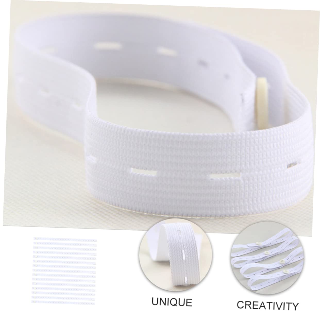 Adjustable Diaper Buckle Set for Infants 15pcs Elastic Baby Diaper Fasteners Strong Hold for Toddler Use Easy to Install Safe and Convenient