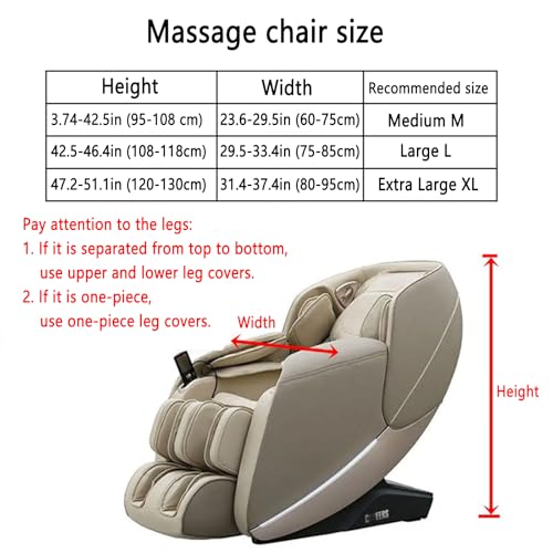 Funda protectora sillón masajes XL acabado premium suave 3