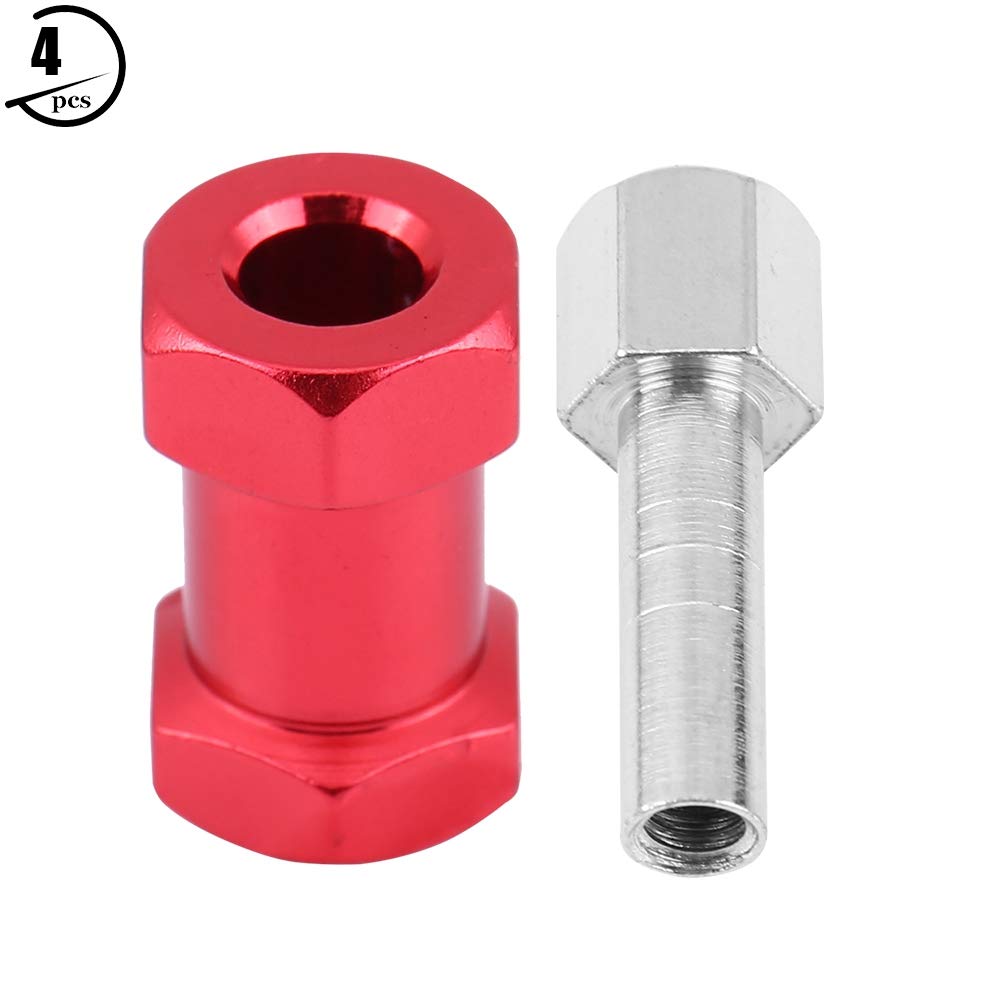 4 Stück Radnaben-Adapter Für RC-Autos – 12 Bis 17 Mm, Metall, Kompatibel Mit Traxxas, Axial, Tamiya