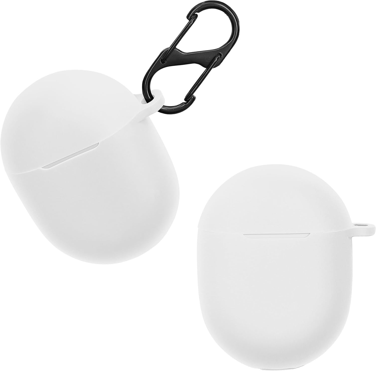 kwmobile Case Compatible with Google Pixel Buds A Series Case – Silicone Cover Holder for Earbuds – White kwmobile Case Compatible with Google Pixel Buds A Series Case – Silicone Cover Holder for Earbuds – White