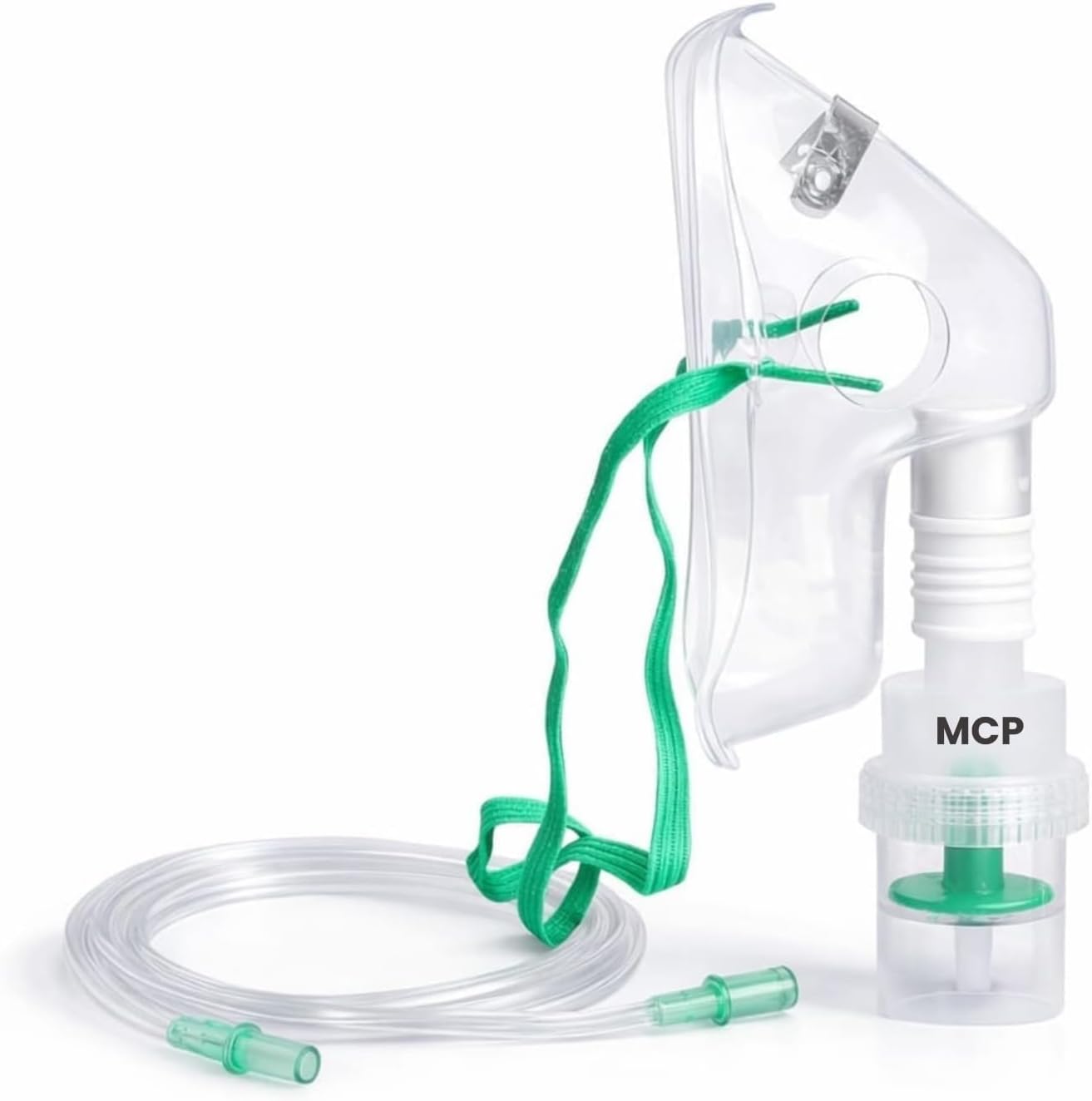 Nebulizer Adult Mask Kit for with Air Tube and Medicine Chamber (Pack of 1)