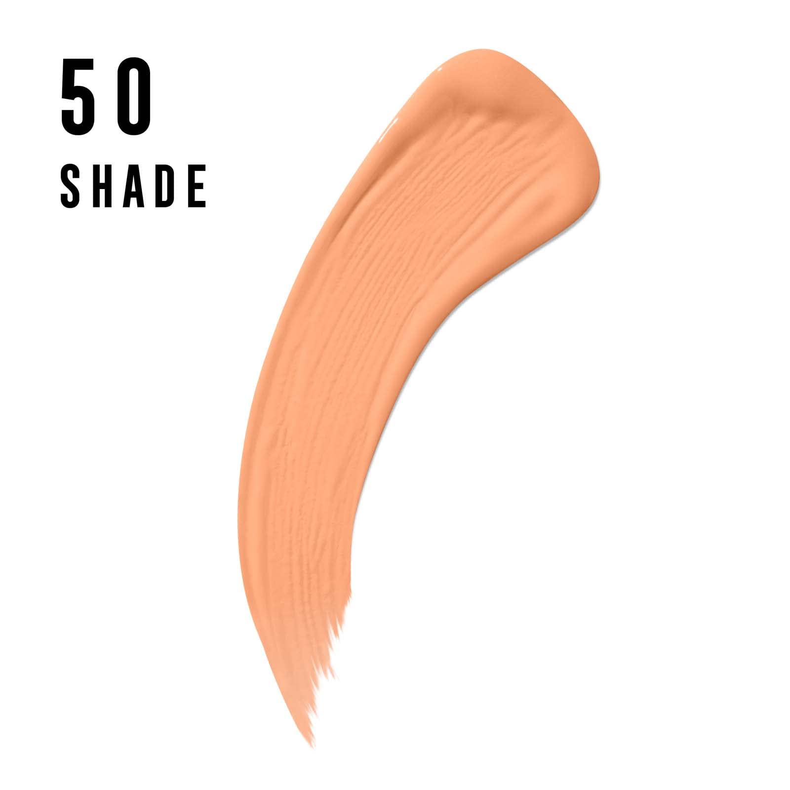 3x Max Factor Facefinity All Day Correttore Liquido a Lunga Tenuta Finitura Matte Tonalità 50-3 Correttori