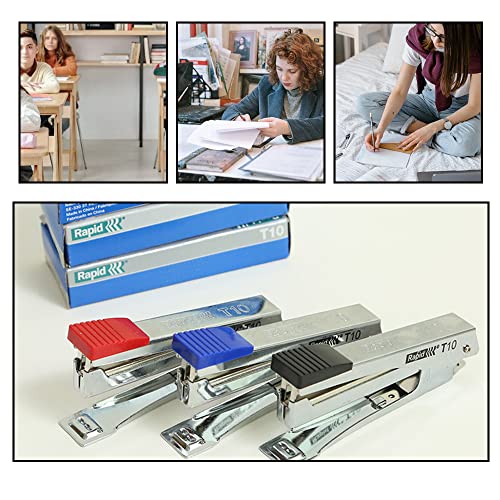 Stapler Durable Body Hand Press Stapler Portable Manual Stapler For Home Office School Supplies (Random Color) #TOP6