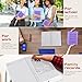 4 Pcs A5 Spiral Notebook,Inspirational Journal,Motivational Journal for Women Men,100 Pages Lined Spiral Journal Notebook College Ruled Daily Diary for School,Travel,Business,Work (4Pcs Always-Purple)
