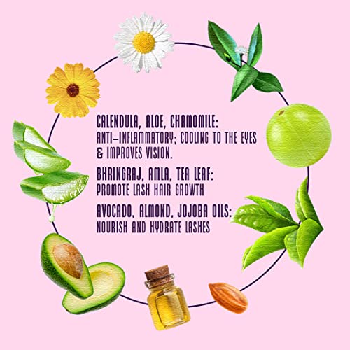 Dazller Eterna Black Eye Combo - Mascara, 15g + Eyeliner, 7.5g, Matte Finish, Water-Proof, Smudge-Proof, Long Stay, Infused with Herbal extracts, Vegan - Image 4