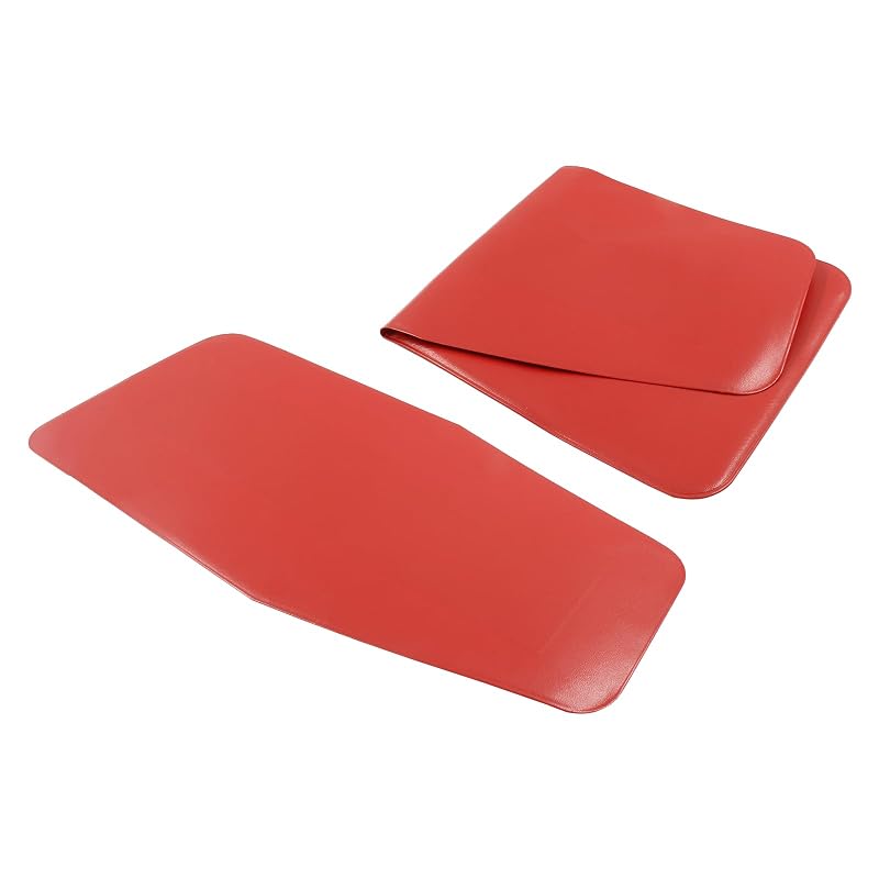 Funil automotivo flexível e dobrável BokWin, vermelho, 37,5 x 17,5 cm, 2 unidades