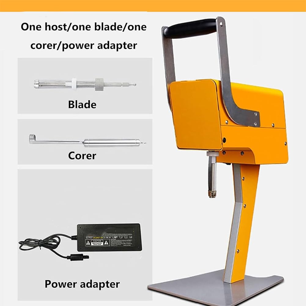 Exprimidor de cítricos Comercial, Prensa eléctrica de piña con descorazonador, exprimido eficiente 10S y no Requiere pelado, para Frutas con diámetros de 88-120 mm