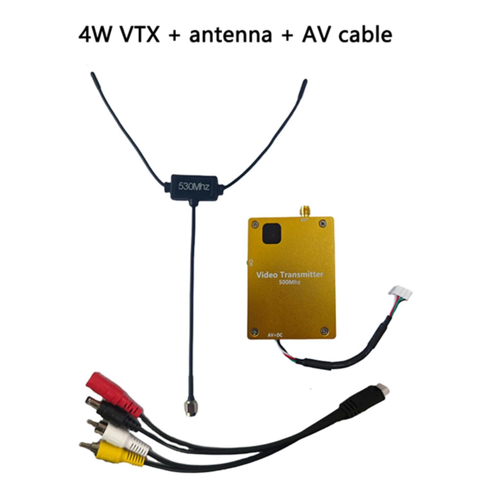 Trasmettitore Video FPV da 40 Km Trasmissione A Lungo Raggio UAV VTX Wireless 500-600 MHz 4W