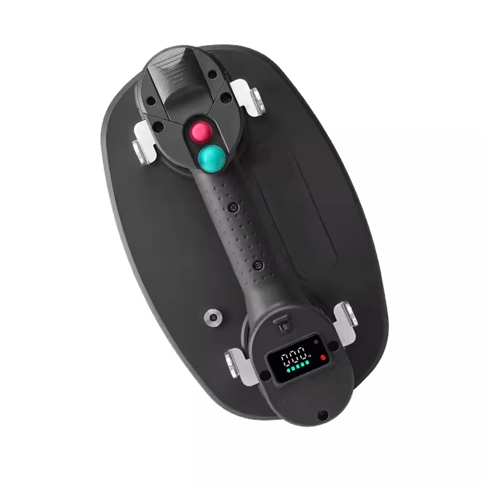 oiakus Electric Vacuum Suction Cup Lifter, with Digital Display, Electric Suction Cup Will Monitor Vacuum&Automatically, for Tiles, Stone, Wood, Glass, Concrete Pavers, Drywall