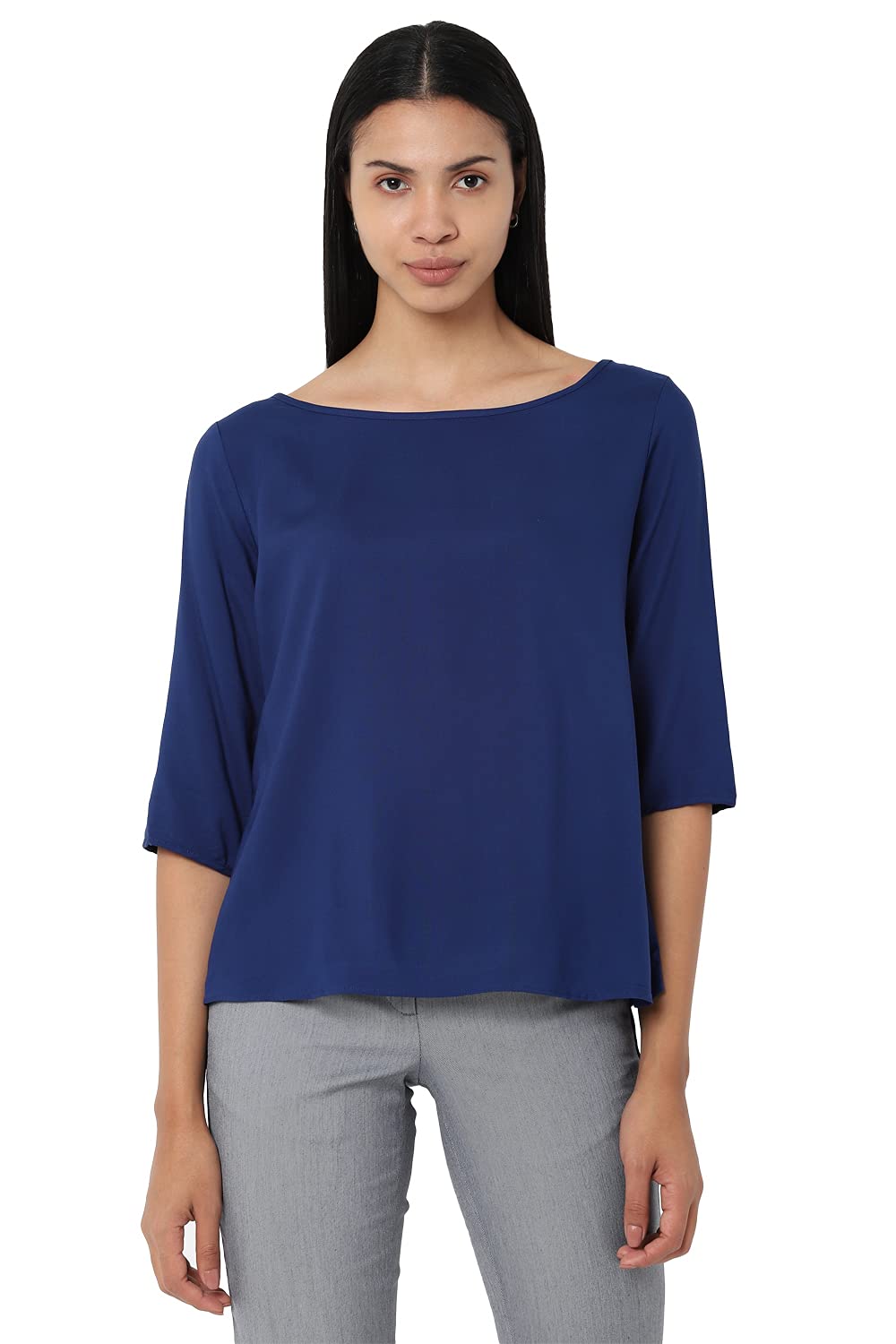 allen solly Womens Surplice Neck Solid Top-picture-14