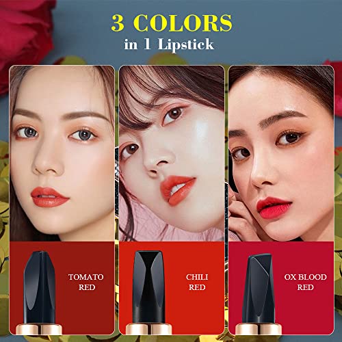 Petansy Lazy Lipstick Violin Designed Lipstick 3 In 1 Moisturizing Matte Lipstick Long Lasting Waterproof Velvet Lipstick With Gift Box #TOP3
