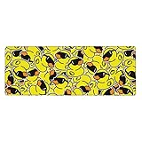 Tapis de souris de jeu : tapis de souris amusant de taille 80 x 30 cm, assez grand pour accueillir votre ordinateur portable, souris et tapis de souris de bureau complet. Utilisé comme joli tapis de bureau d'ordinateur, il suffit de vous immerger dans votre travail ou votre jeu sans vous soucier des mouvements gênants du tapis de souris.