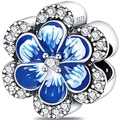 Autumn blue flower string decoration