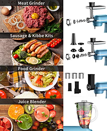 Homlee 3 in 1 Universal Küchenmaschine 1800W Multifunktionale Knetmaschine 6-stufige Gescheindigkeit Mixer, mit… – Bild 5