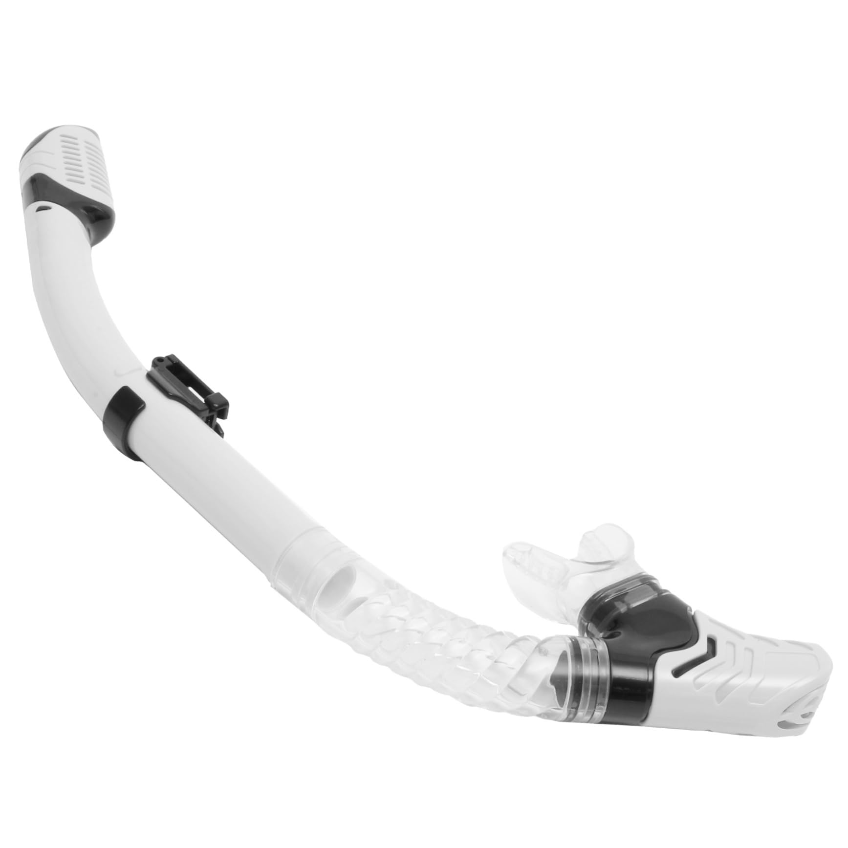 FOYTOKI Scuba Diving Breathing Tube Full Silicone Diving Training Snorkel Multi-Function Dive Tube Portable Snorkeling Gear