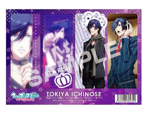 Cadeau fan Uta no Prince-sama Maji LOVE 1000% Clear Bookmark 6 Tokiya Ichinose