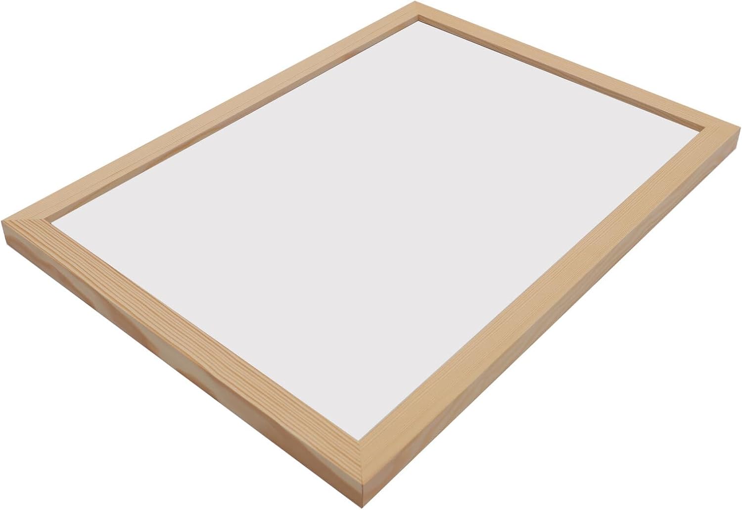 Wood Photo Frame A3 Wall-mounted Poster Frame 29.7x42cm Natural Wood Color Household Photo Display for Home Office Decoration